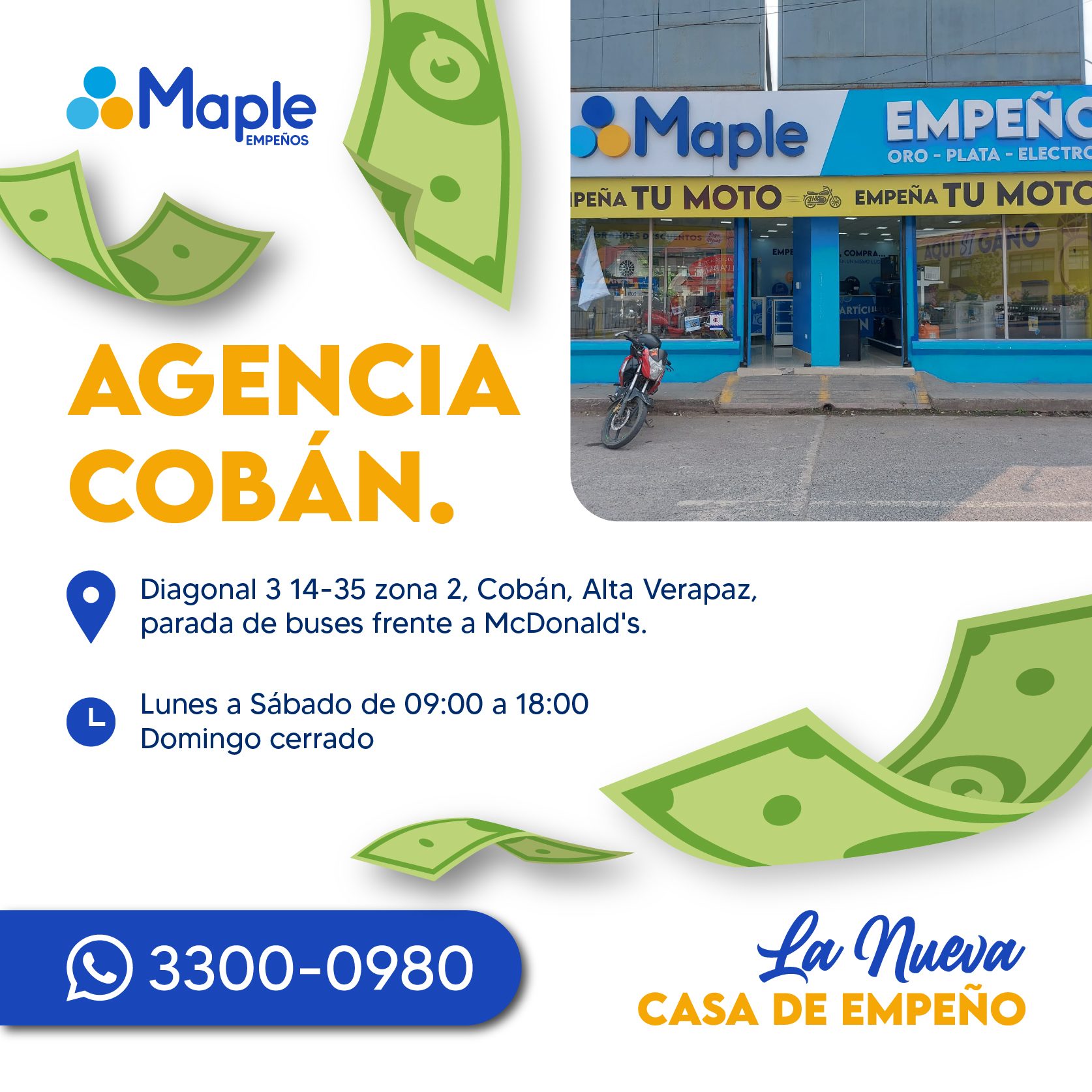 Agencia Maple en Cobán