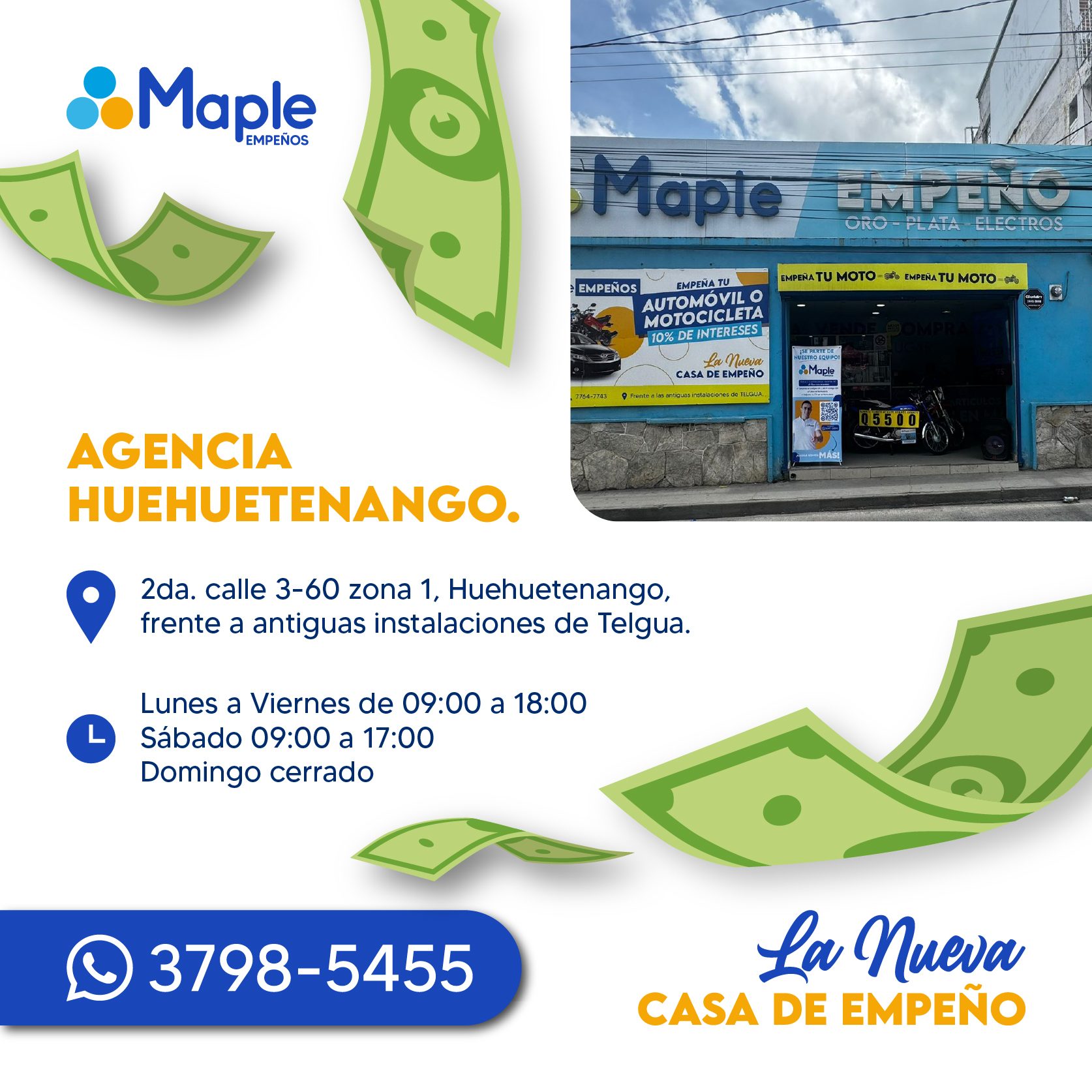 Agencias Maple en Huehuetenango