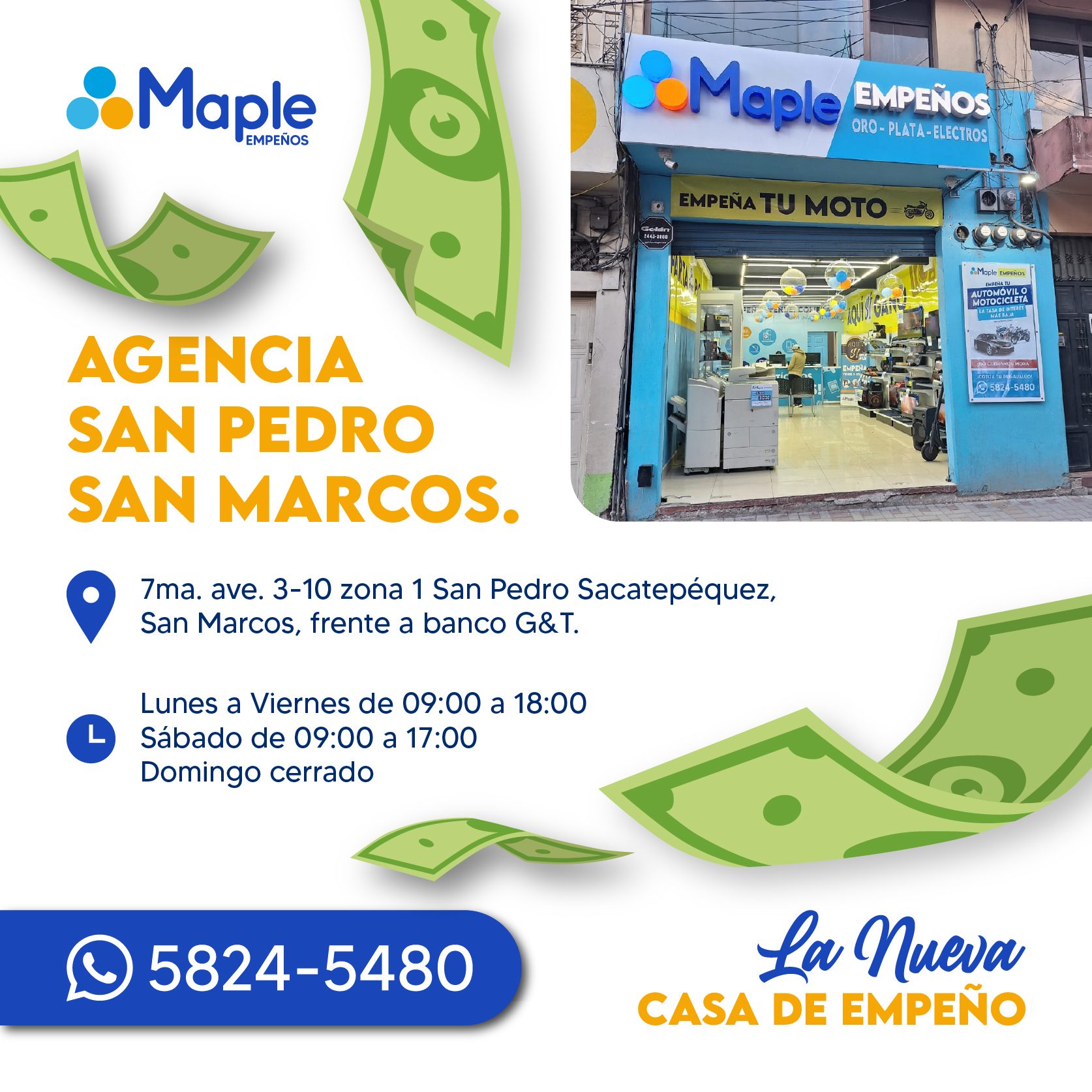 Agencia Maple en San Pedro San Marcos